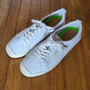 Cariuma Men's Oca Low Triple White Premium Leather Sneaker - 12 - EUC